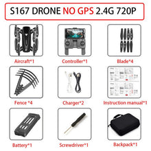 Load image into Gallery viewer, S167 drone GPS 4K HD 1080P 5G WIFI FPV drone flight 20 minutes height to maintain Quadcopter control distance 500m drone camera