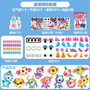 Oonies bubble ball DIY craft magic adhesive balloon beads table game for kids knutselen kindere toys gift for children
