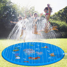 Load image into Gallery viewer, Summer Outdoor Garden Lawn Sea Animal Inflatable Cold Water Spray Kids Sprinkler Interactive Play Game Pad Mat Tub Bath Toys
