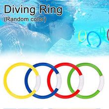 Load image into Gallery viewer, 4/18/26 PCS Summer Playing Swimming Pool Throwing Diving Toys Underwater Rings Diving Circle Set Multicolor Game Beach Toy
